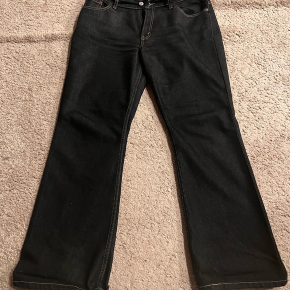 Levi's Women's Black Flare Jeans - Picture 1 of 5